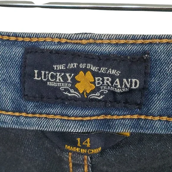 Lucky Brand Girls 14 Zoe Jegging Denim Jeans Skinny Low Rise Stretch Legging - Picture 7 of 15